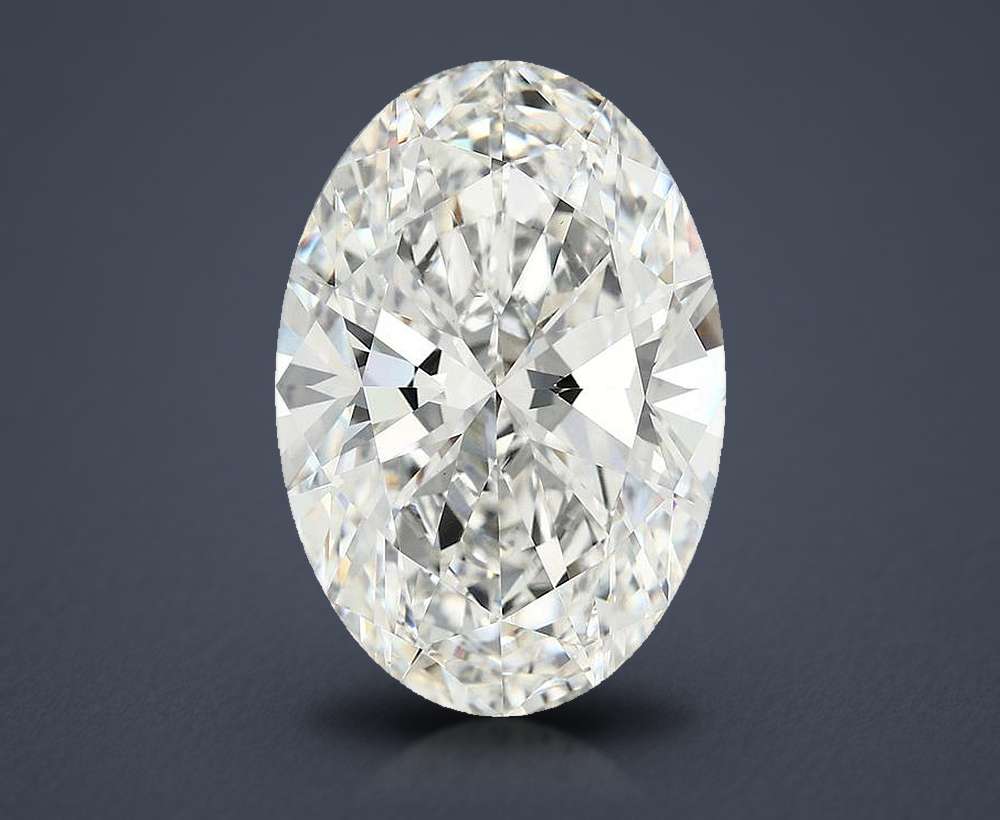 10.16ct F VVS2 Rare Carat Ideal Cut Oval Lab Grown Diamond