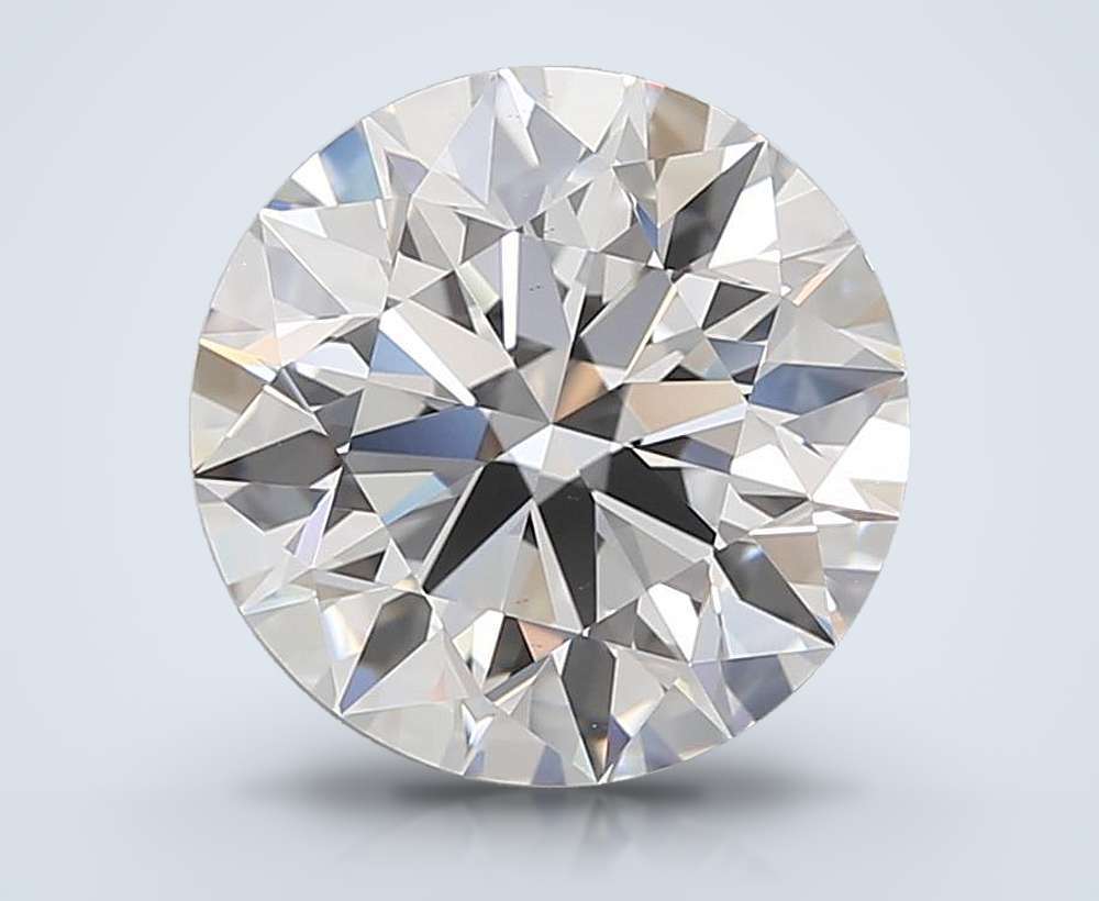 4.53ct E VS1 Rare Carat Ideal Cut Round Lab Grown Diamond