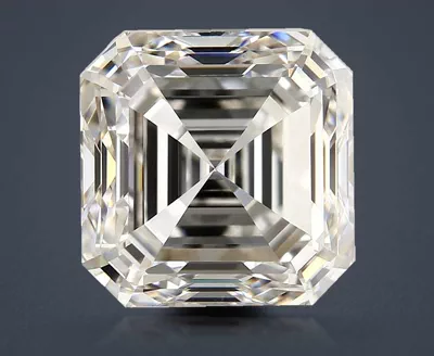 4.13ct J VS1 Excellent Cut Asscher Diamond