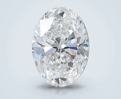 3.01ct E VS2 Rare Carat Ideal Cut Oval Diamond