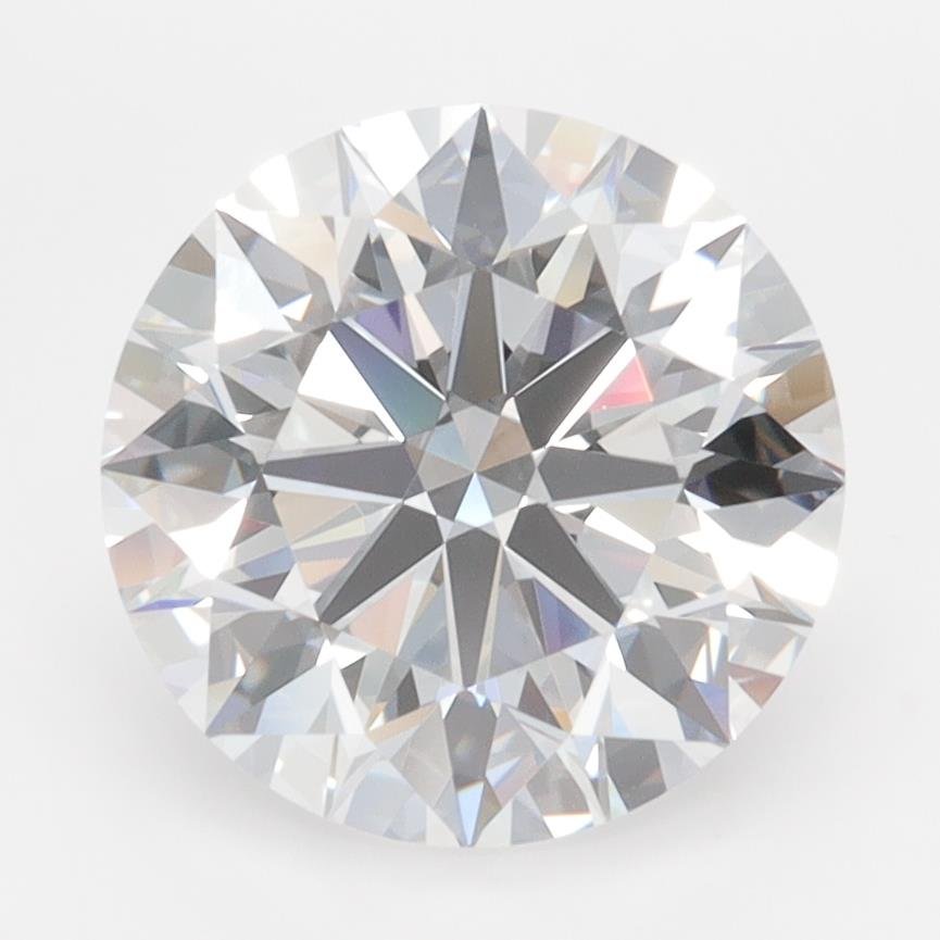 3.26ct E FL Rare Carat Ideal Cut Round Lab Grown Diamond