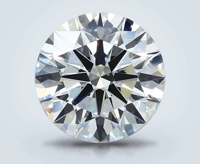 5.04ct F VS1 Rare Carat Ideal Cut Round Lab Grown Diamond