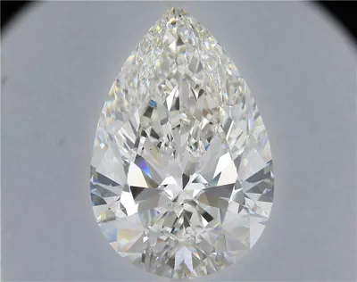 27.51ct G VS1 Rare Carat Ideal Cut Pear Lab Grown Diamond