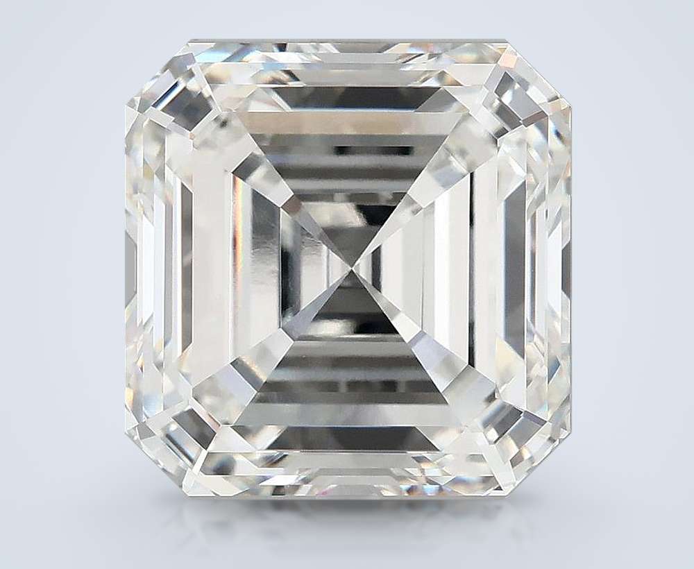 10.09ct F VVS2 Excellent Cut Asscher Lab Grown Diamond