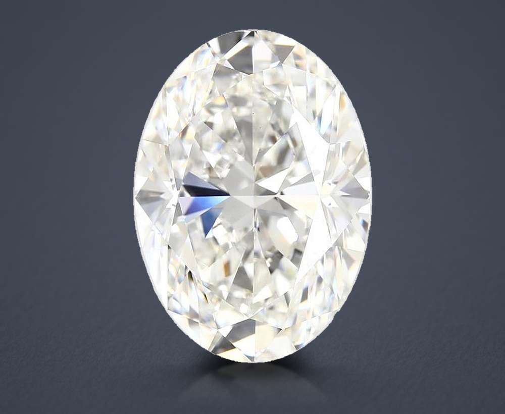 10.01ct G VS2 Rare Carat Ideal Cut Oval Diamond