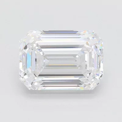 1.59ct D VS1 Rare Carat Ideal Cut Emerald Lab Grown Diamond