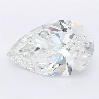 3.01ct E VS1 Rare Carat Ideal Cut Pear Lab Grown Diamond
