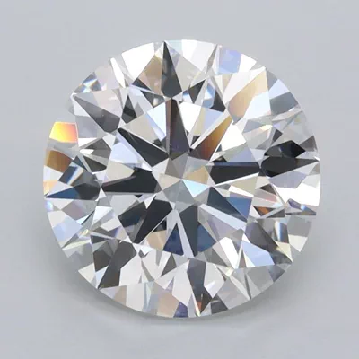 2.44ct D VVS1 Rare Carat Ideal Cut Round Lab Grown Diamond
