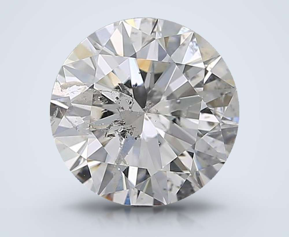 1.70ct F SI2 Rare Carat Ideal Cut Round Diamond