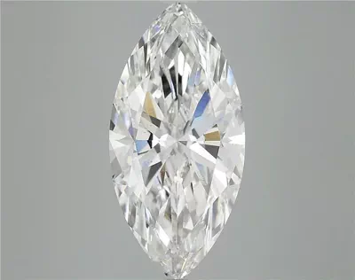 5.02ct F VS2 Rare Carat Ideal Cut Marquise Lab Grown Diamond