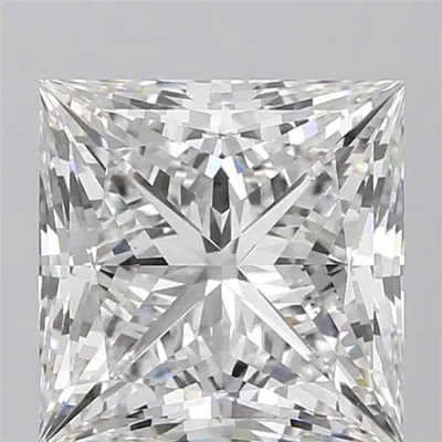 6.31ct G VS1 Rare Carat Ideal Cut Princess Lab Grown Diamond