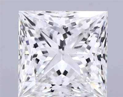 10.07ct F VS1 Rare Carat Ideal Cut Princess Lab Grown Diamond