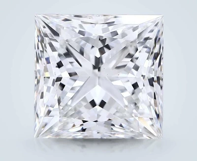 10.07ct F VS1 Rare Carat Ideal Cut Princess Lab Grown Diamond