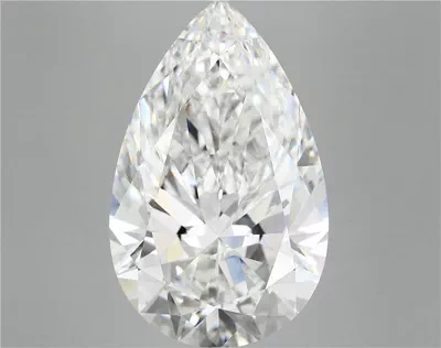 11.64ct E VVS2 Rare Carat Ideal Cut Pear Lab Grown Diamond