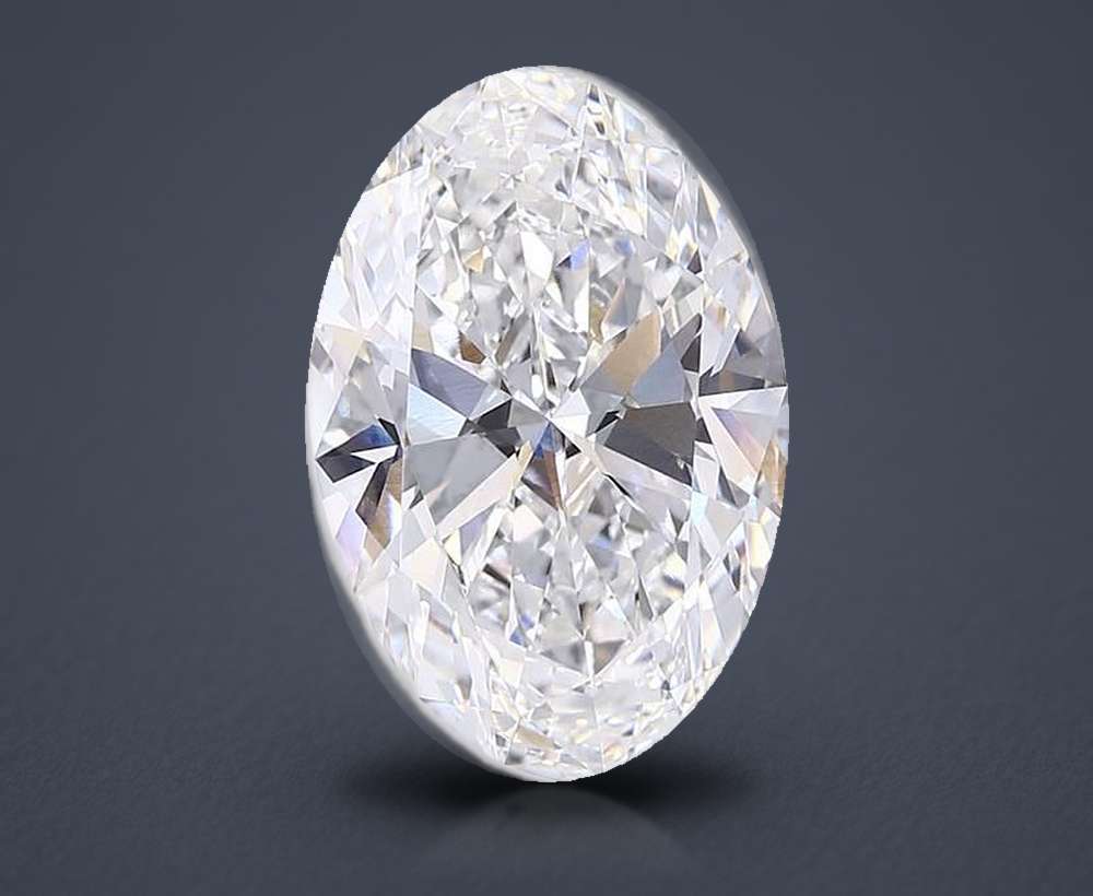 17.10ct F VVS2 Rare Carat Ideal Cut Oval Lab Grown Diamond