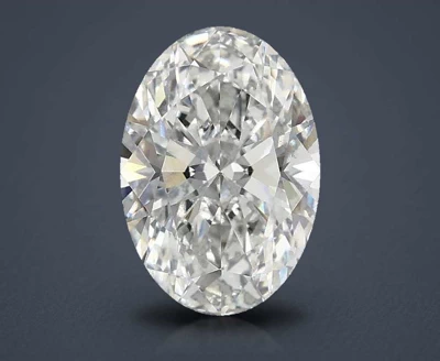 1.58ct E VS2 Rare Carat Ideal Cut Oval Lab Grown Diamond