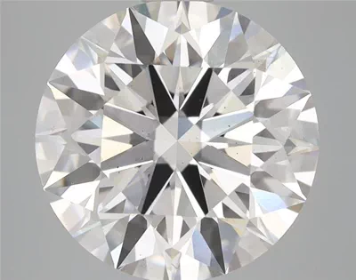 5.05ct F SI1 Rare Carat Ideal Cut Round Lab Grown Diamond