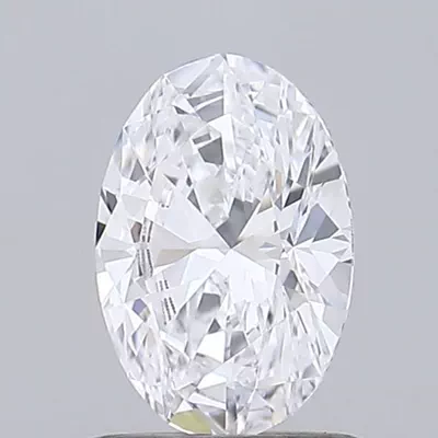 0.80ct D VVS1 Rare Carat Ideal Cut Oval Lab Grown Diamond