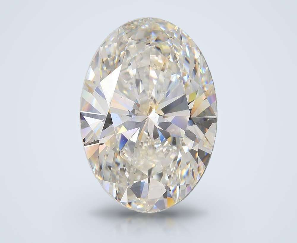 30.43ct F VS1 Rare Carat Ideal Cut Oval Lab Grown Diamond