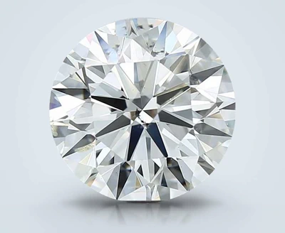3.01ct J SI2 Rare Carat Ideal Cut Round Diamond