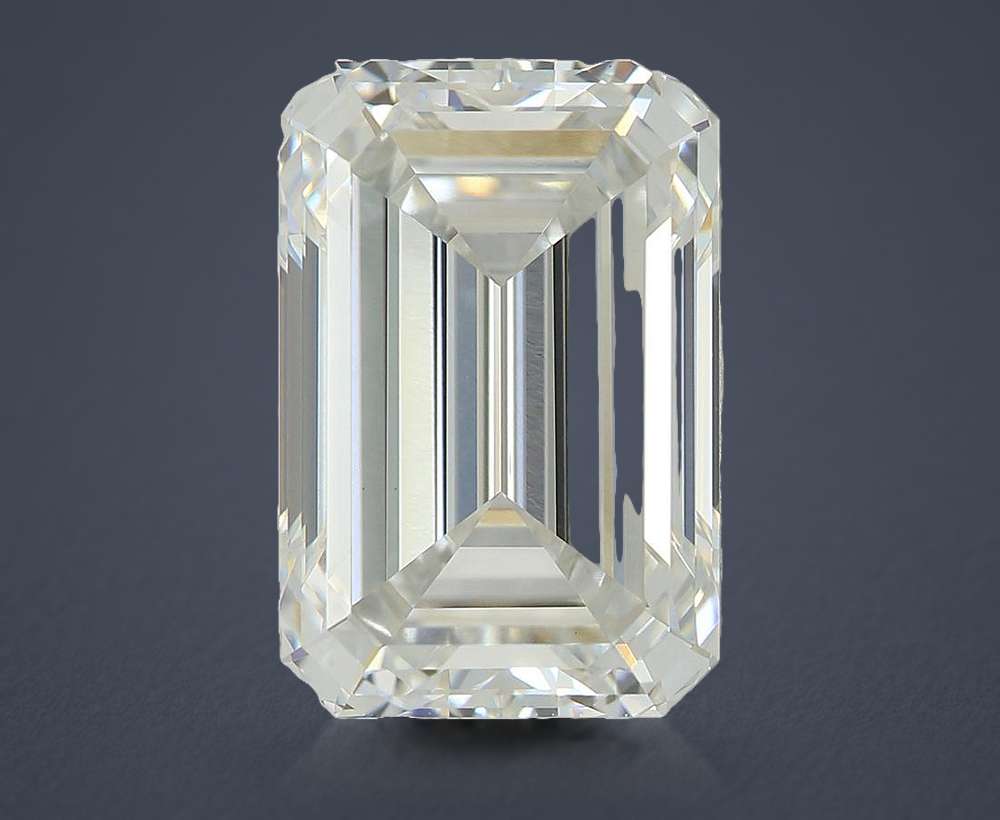 4.75ct G VVS2 Rare Carat Ideal Cut Emerald Lab Grown Diamond
