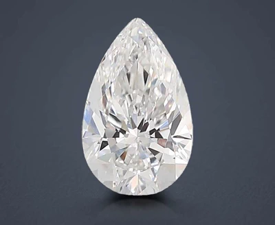 1.26ct D VVS2 Rare Carat Ideal Cut Pear Lab Grown Diamond