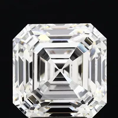 5.22ct D VVS2 Rare Carat Ideal Cut Asscher Lab Grown Diamond