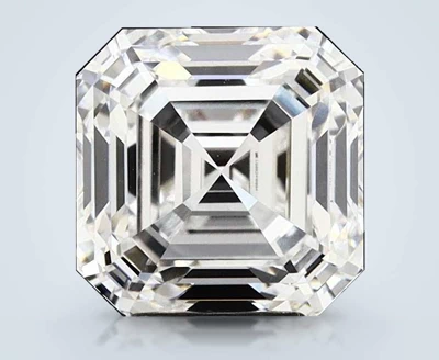 5.22ct D VVS2 Rare Carat Ideal Cut Asscher Lab Grown Diamond