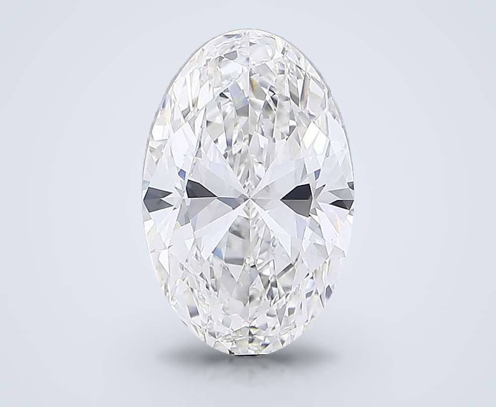 15.08ct F VVS2 Rare Carat Ideal Cut Oval Lab Grown Diamond