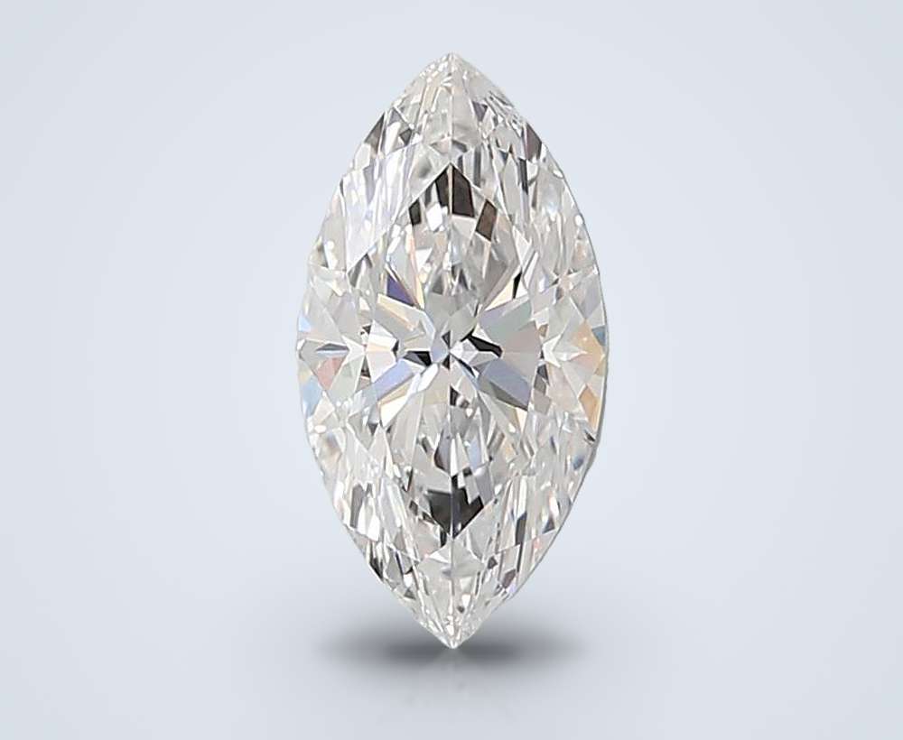 3.07ct E VVS2 Rare Carat Ideal Cut Marquise Lab Grown Diamond