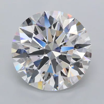 4.00ct D FL Rare Carat Ideal Cut Round Lab Grown Diamond