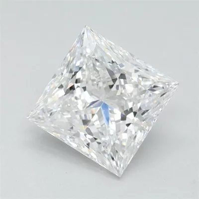 1.11ct D IF Rare Carat Ideal Cut Princess Lab Grown Diamond