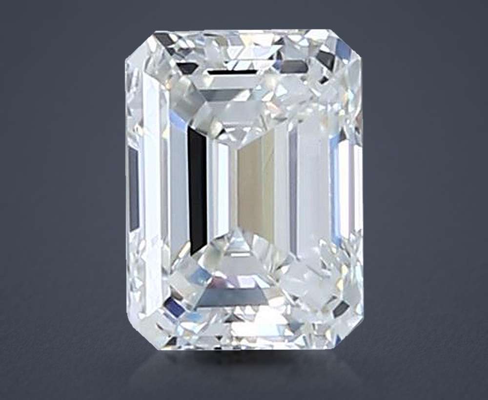 0.91ct I VVS2 Very Good Cut Emerald Diamond