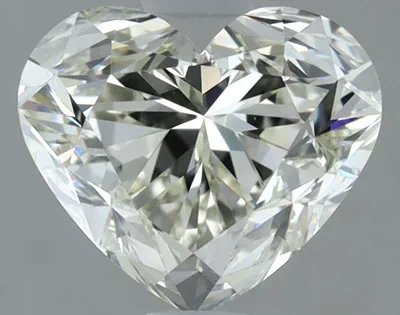 1.53ct K VVS2 Very Good Cut Heart Diamond