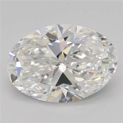 2.00ct D VVS2 Rare Carat Ideal Cut Oval Lab Grown Diamond