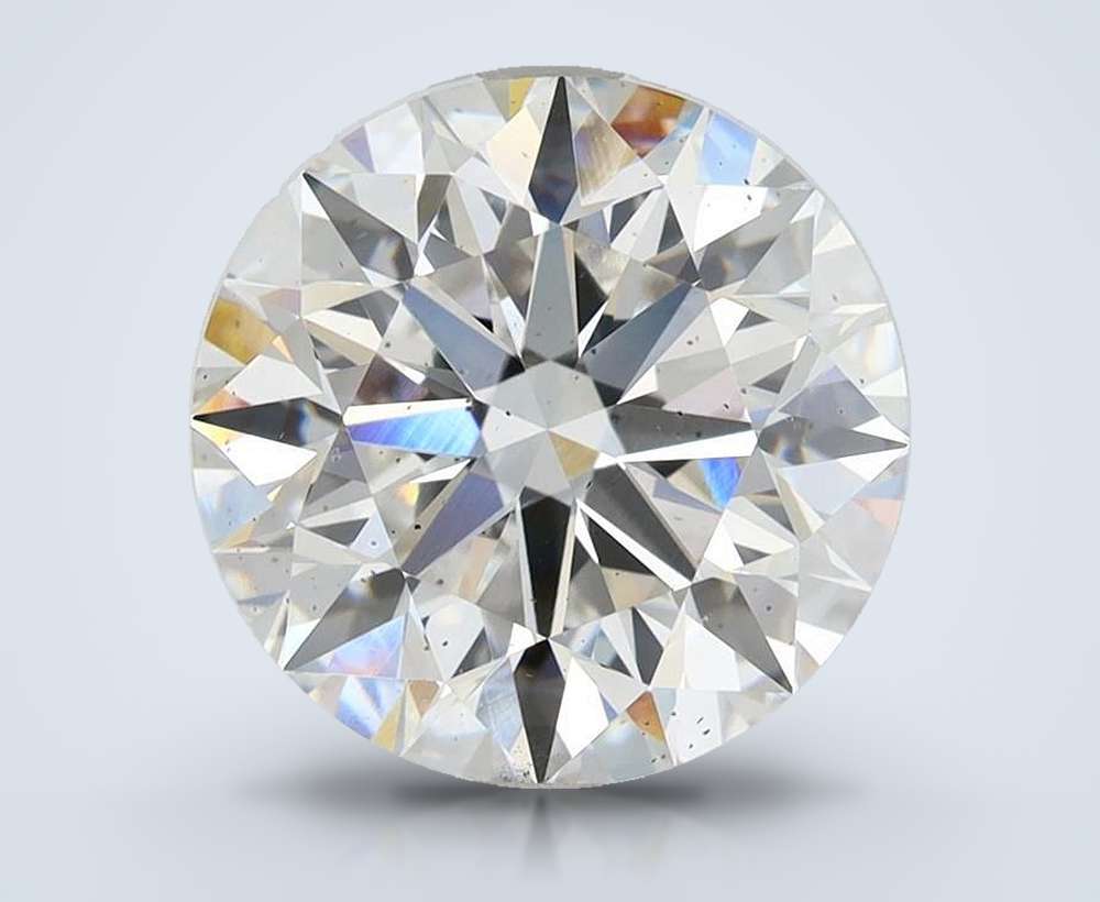 5.04ct F SI1 Excellent Cut Round Lab Grown Diamond