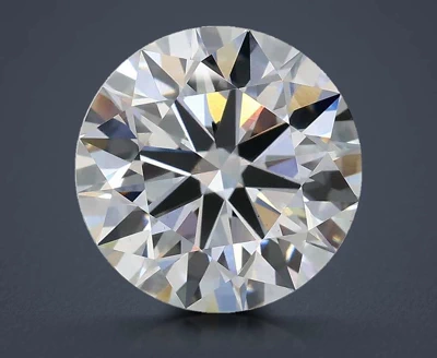 3.01ct D VS2 Rare Carat Ideal Cut Round Lab Grown Diamond