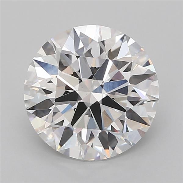3.03ct F VS1 Rare Carat Ideal Cut Round Lab Grown Diamond