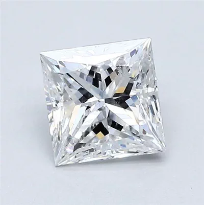 1.01ct E SI2 Rare Carat Ideal Cut Princess Diamond