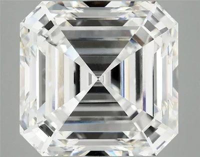 8.16ct F VVS2 Excellent Cut Asscher Lab Grown Diamond