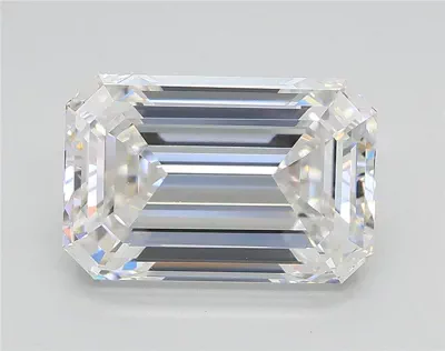 3.01ct E VS1 Rare Carat Ideal Cut Emerald Lab Grown Diamond