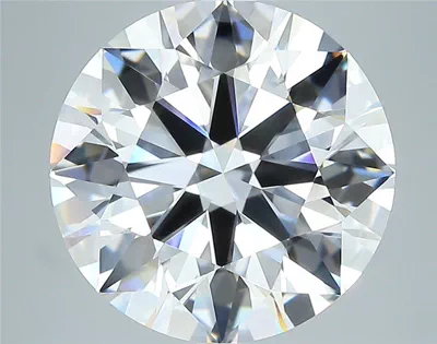 5.02ct D VVS1 Rare Carat Ideal Cut Round Diamond