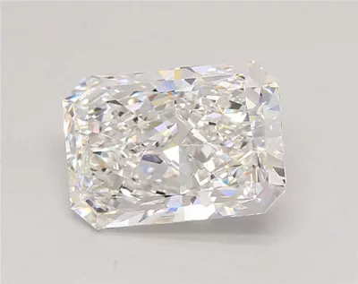 4.06ct E VVS2 Rare Carat Ideal Cut Radiant Lab Grown Diamond