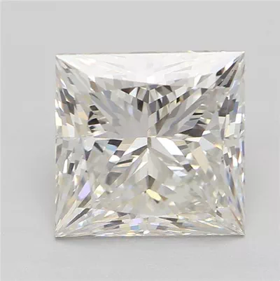 3.03ct G VS1 Rare Carat Ideal Cut Princess Lab Grown Diamond
