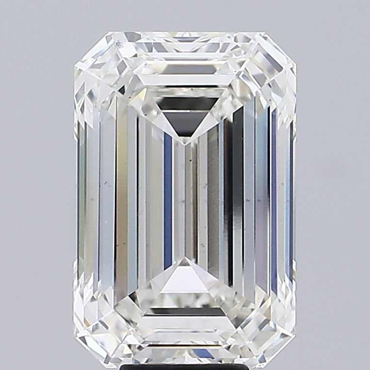 10.09ct H VS2 Rare Carat Ideal Cut Emerald Lab Grown Diamond