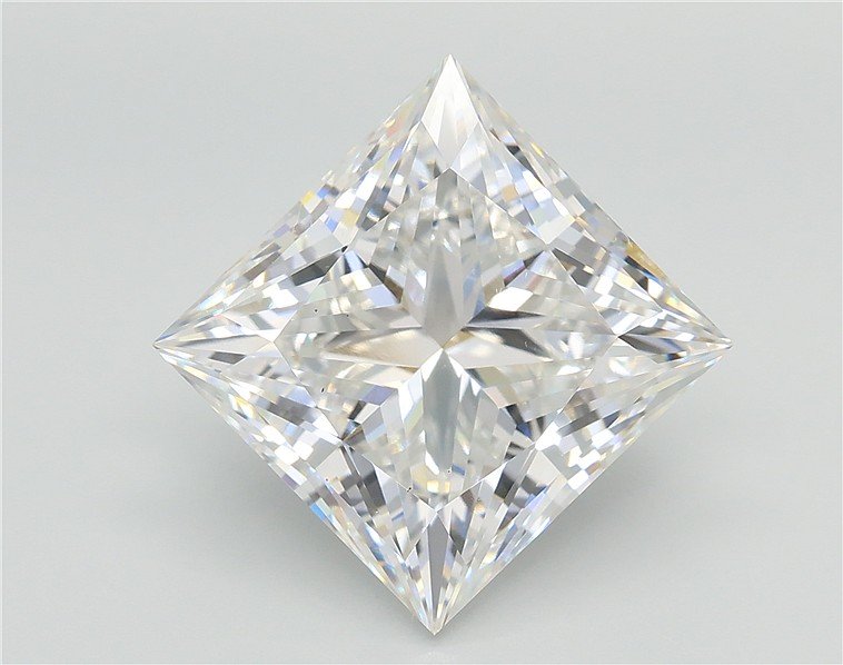 7.56ct E VS1 Rare Carat Ideal Cut Princess Lab Grown Diamond