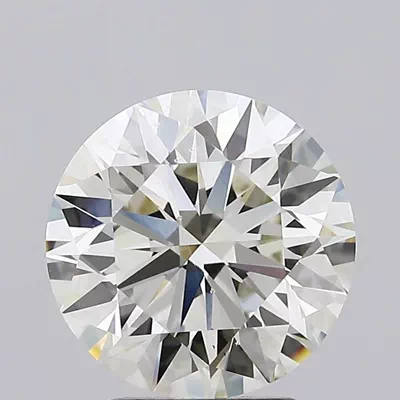 3.02ct J VS1 Excellent Cut Round Lab Grown Diamond