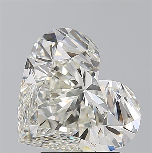 3.01ct J SI1 Rare Carat Ideal Cut Heart Diamond