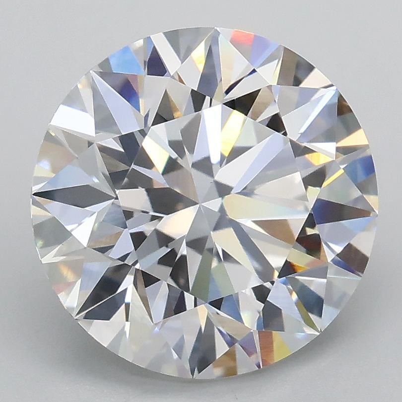 3.08ct E VS1 Rare Carat Ideal Cut Round Lab Grown Diamond
