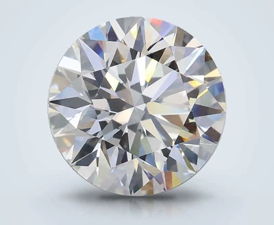 3.08ct E VS1 Rare Carat Ideal Cut Round Lab Grown Diamond